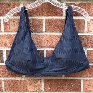 Aerie Deep Blue Wave Bikini Top